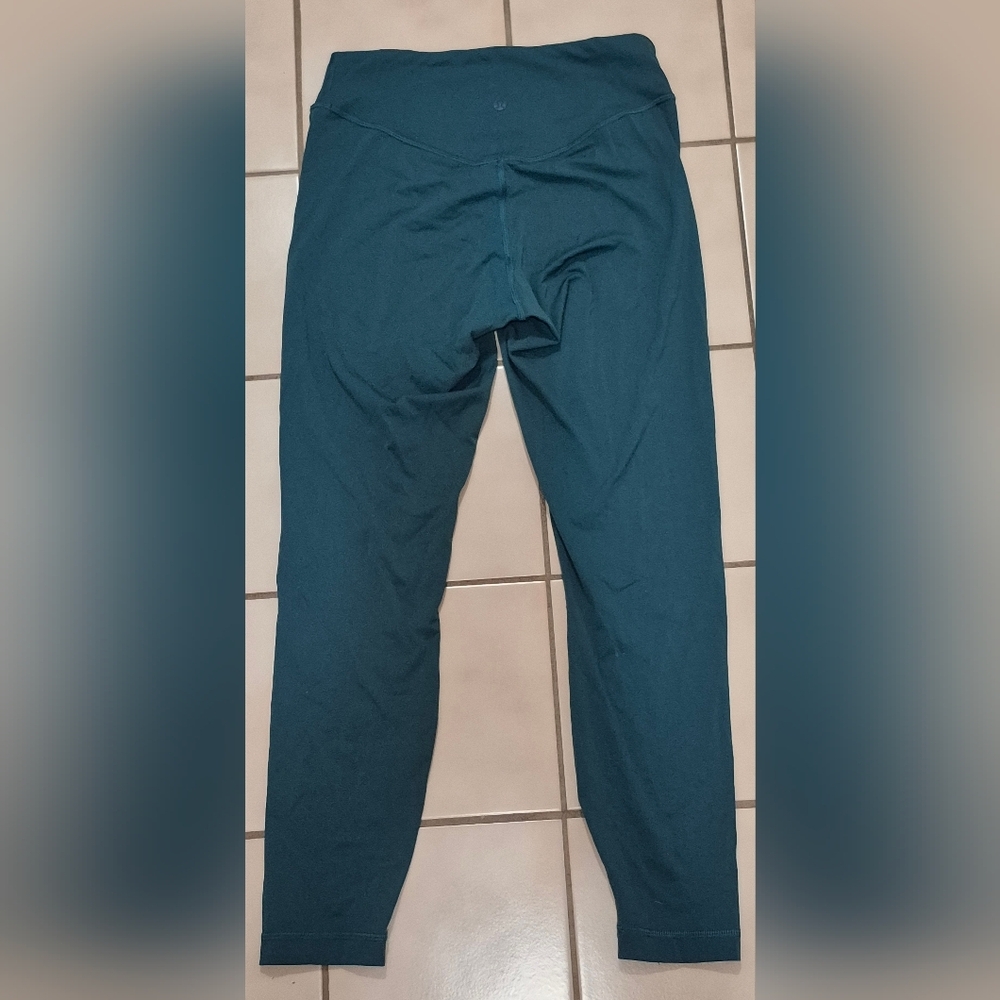 Lululemon Wunder Under Nulux High-Rise Tight 25" – Deep Teal (8) - Picture 2 of 4